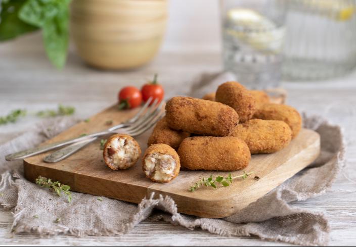 Croquetas de jamón serrano con bechamel IDEAL