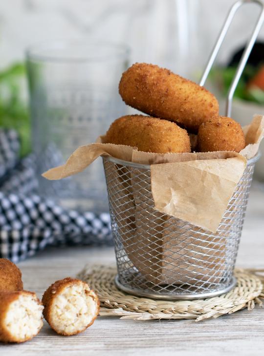 Croquetas de pollo asado con bechamel IDEAL