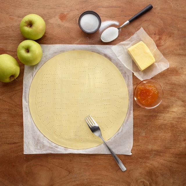 Tarta de manzana con hojaldre