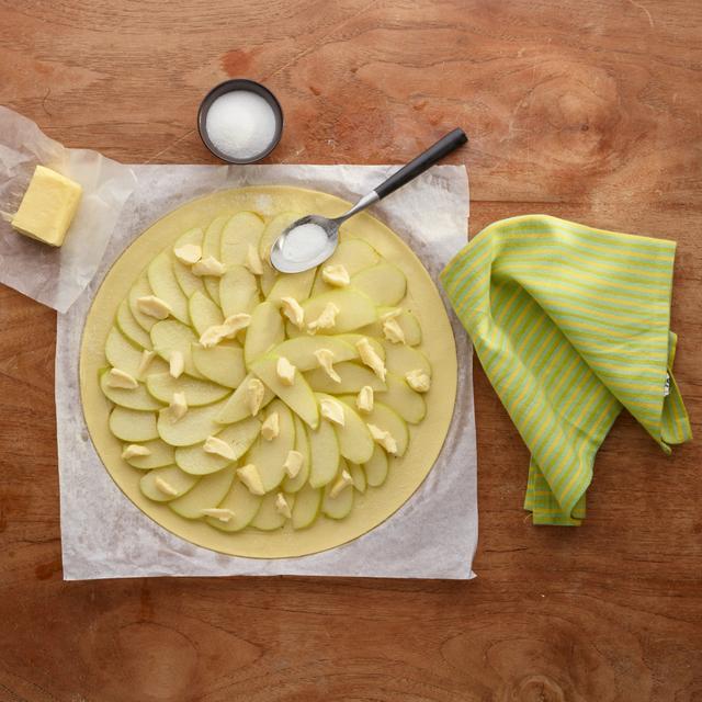 Tarta de manzana con hojaldre