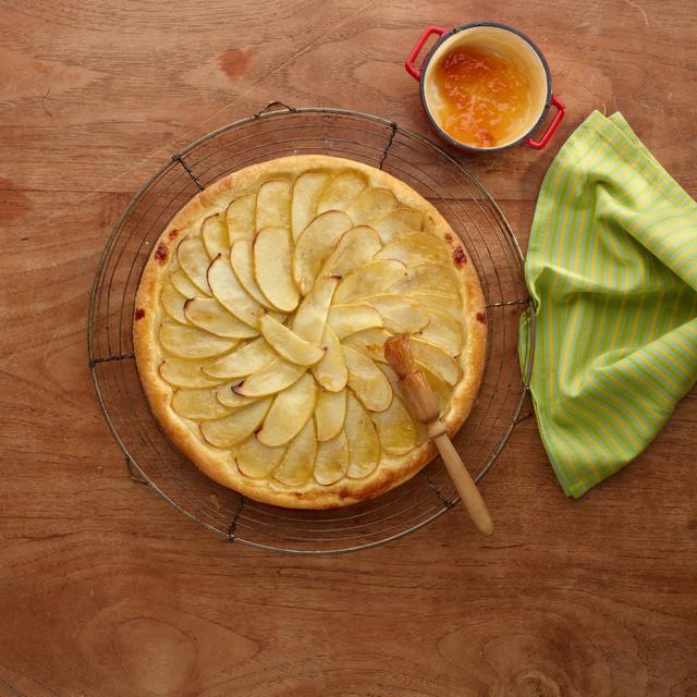 Tarta de manzana con hojaldre