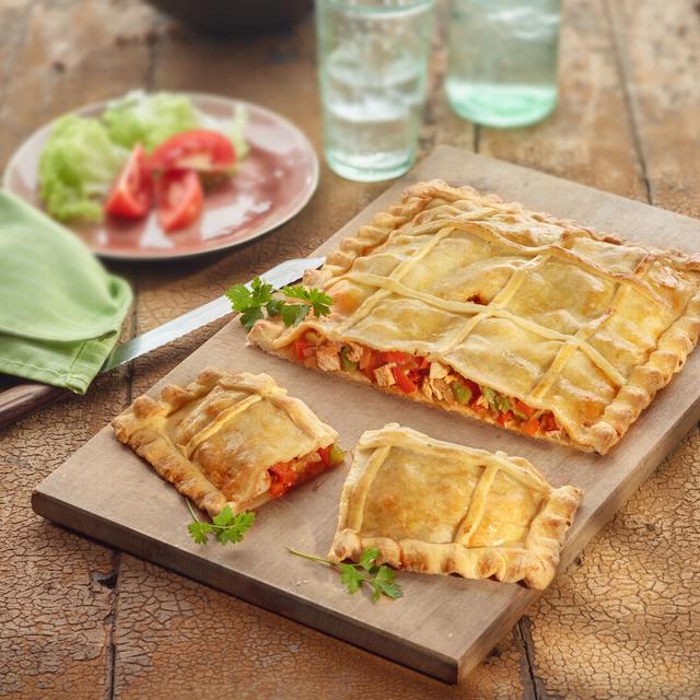 Empanada de pollo y verduras