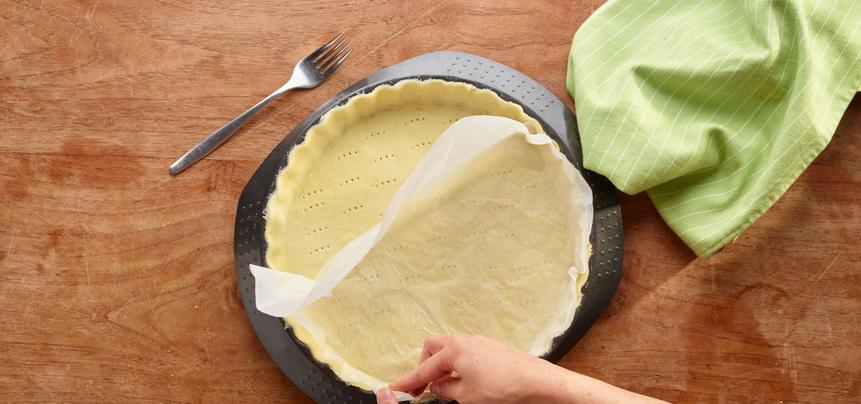 Quiche de calabacín y queso de cabra