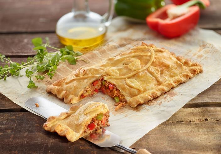Empanada de carne picada de ternera