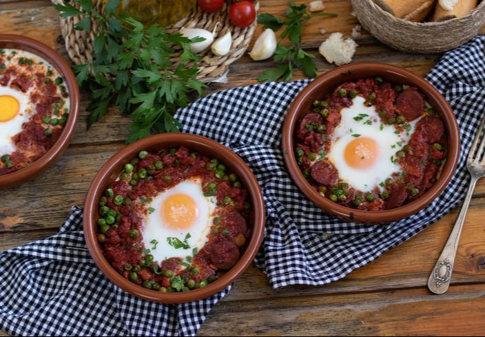 Huevos a la flamenca