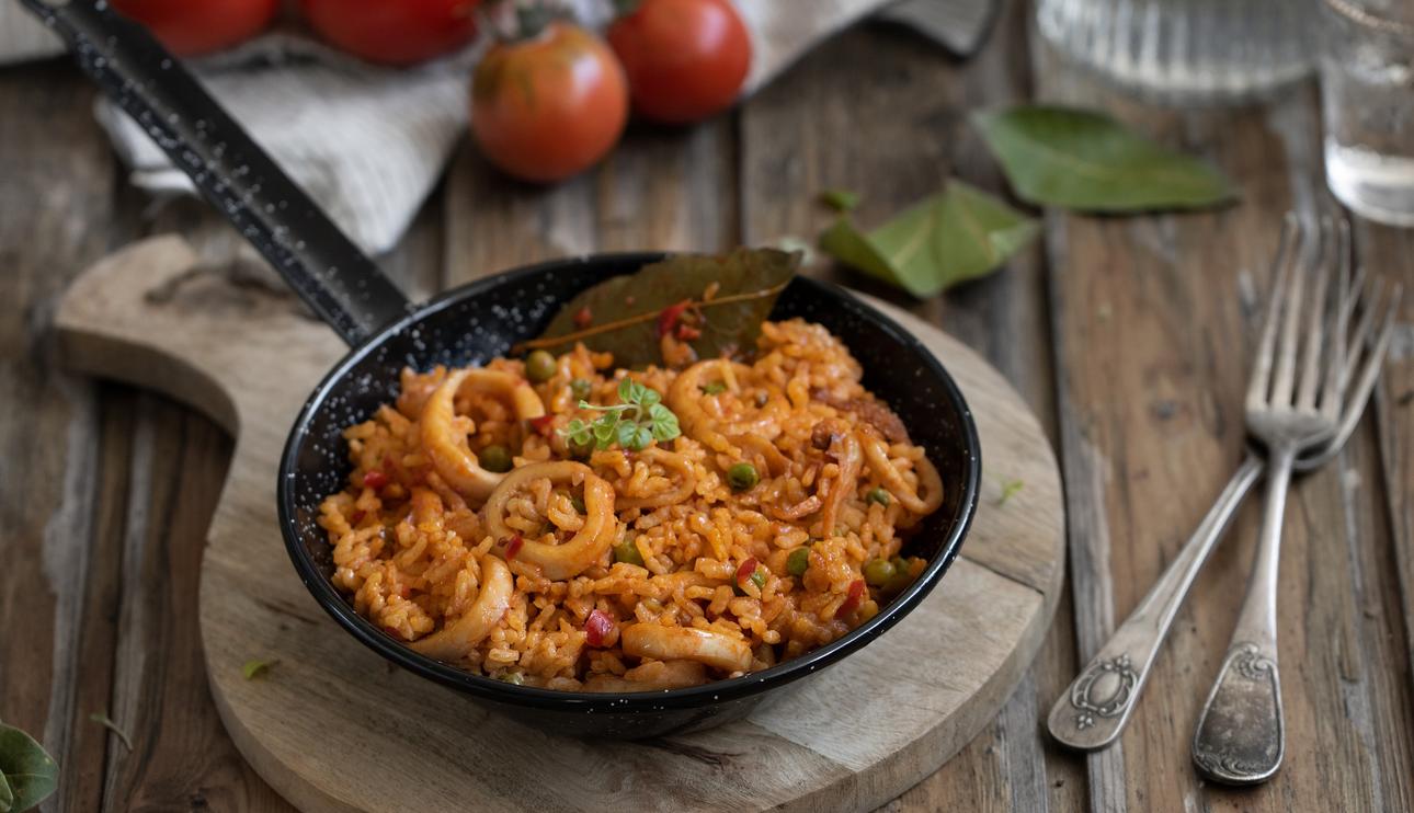 Arroz con calamares