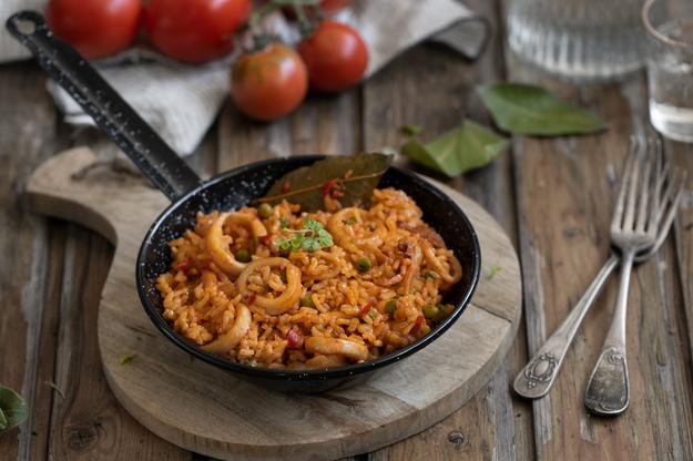 Arroz con calamares