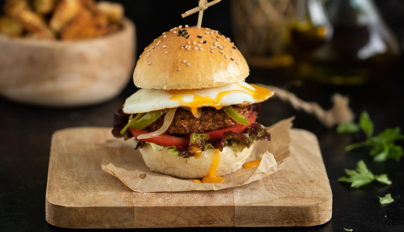 Mini Burger Deluxe con huevo