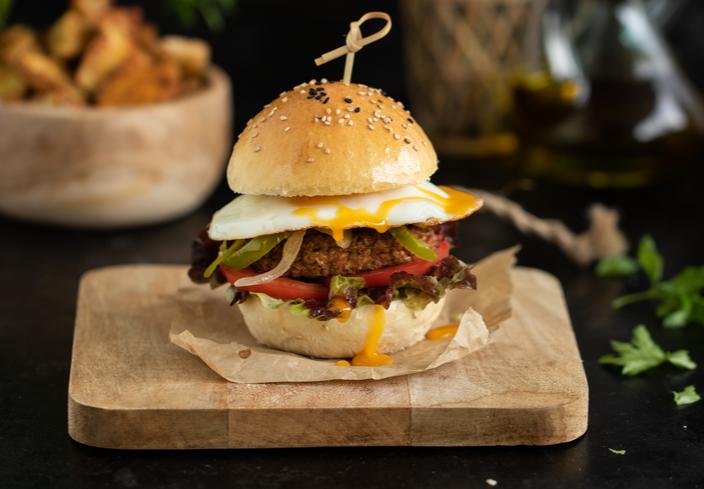 Mini Burger Deluxe con huevo