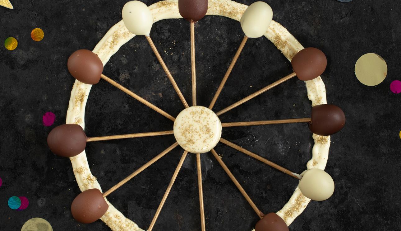 Bolitas a los 3 chocolates para Nochevieja