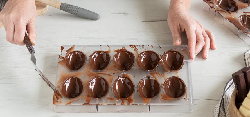 Huevos de Pascua de chocolate