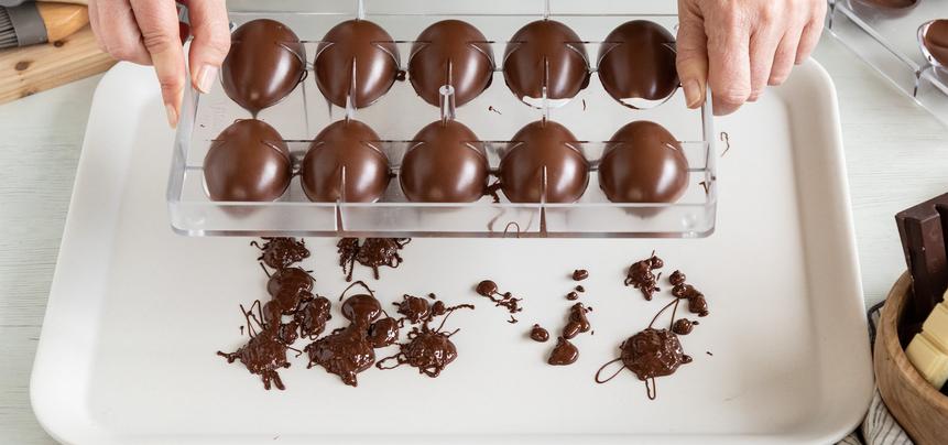 Huevos de Pascua de chocolate