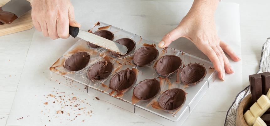 Huevos de Pascua de chocolate