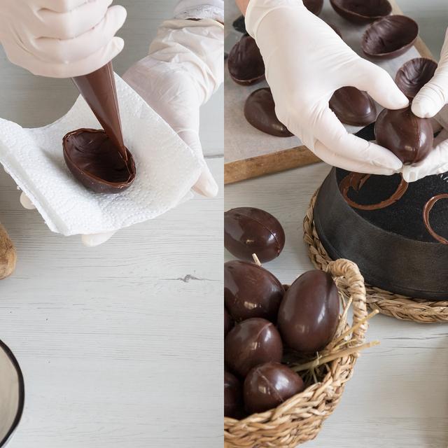 Huevos de Pascua de chocolate