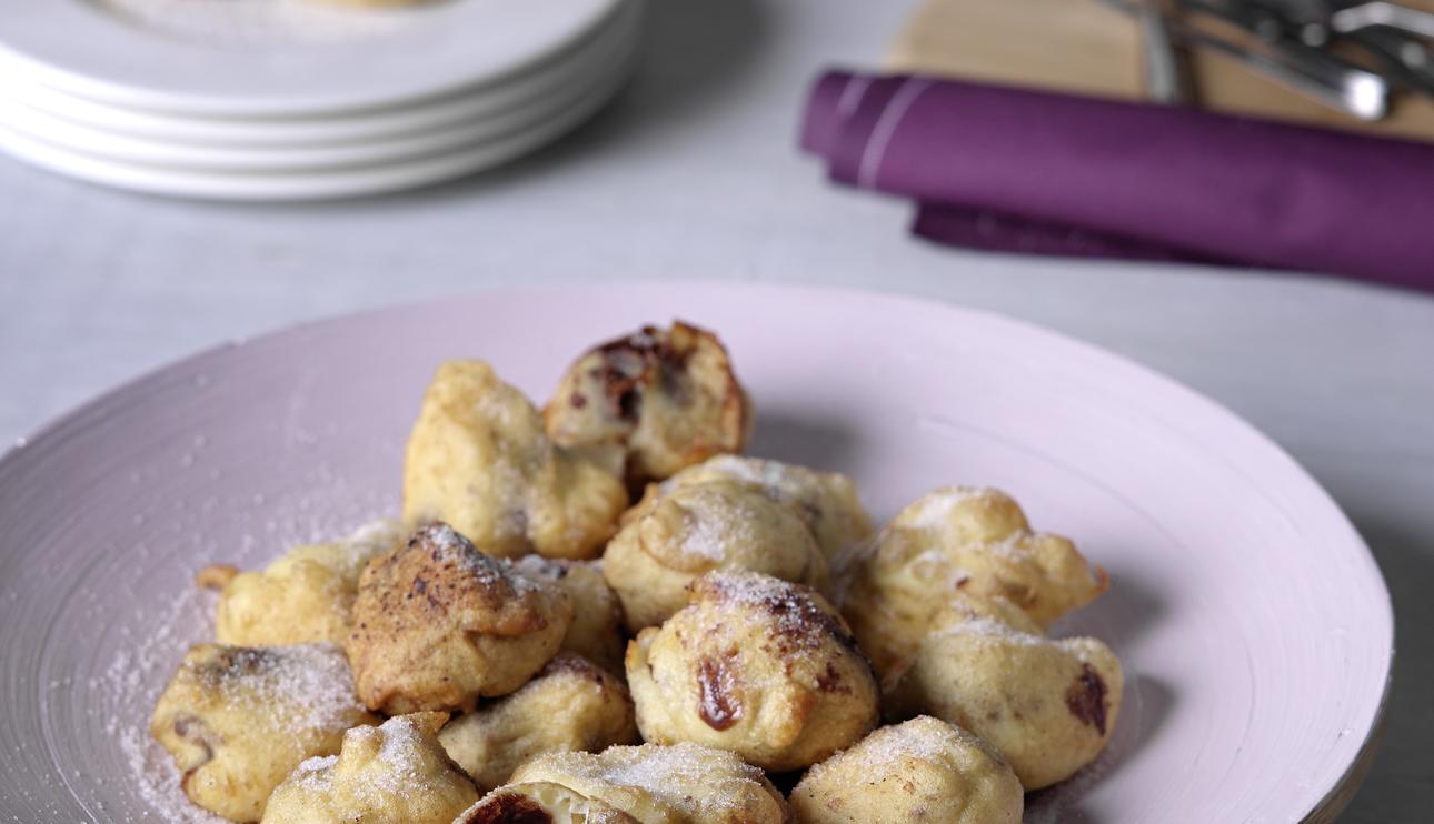 Buñuelos caseros rellenos de chocolate con Thermomix® (TM5)