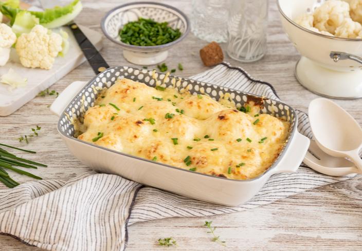 Coliflor con bechamel