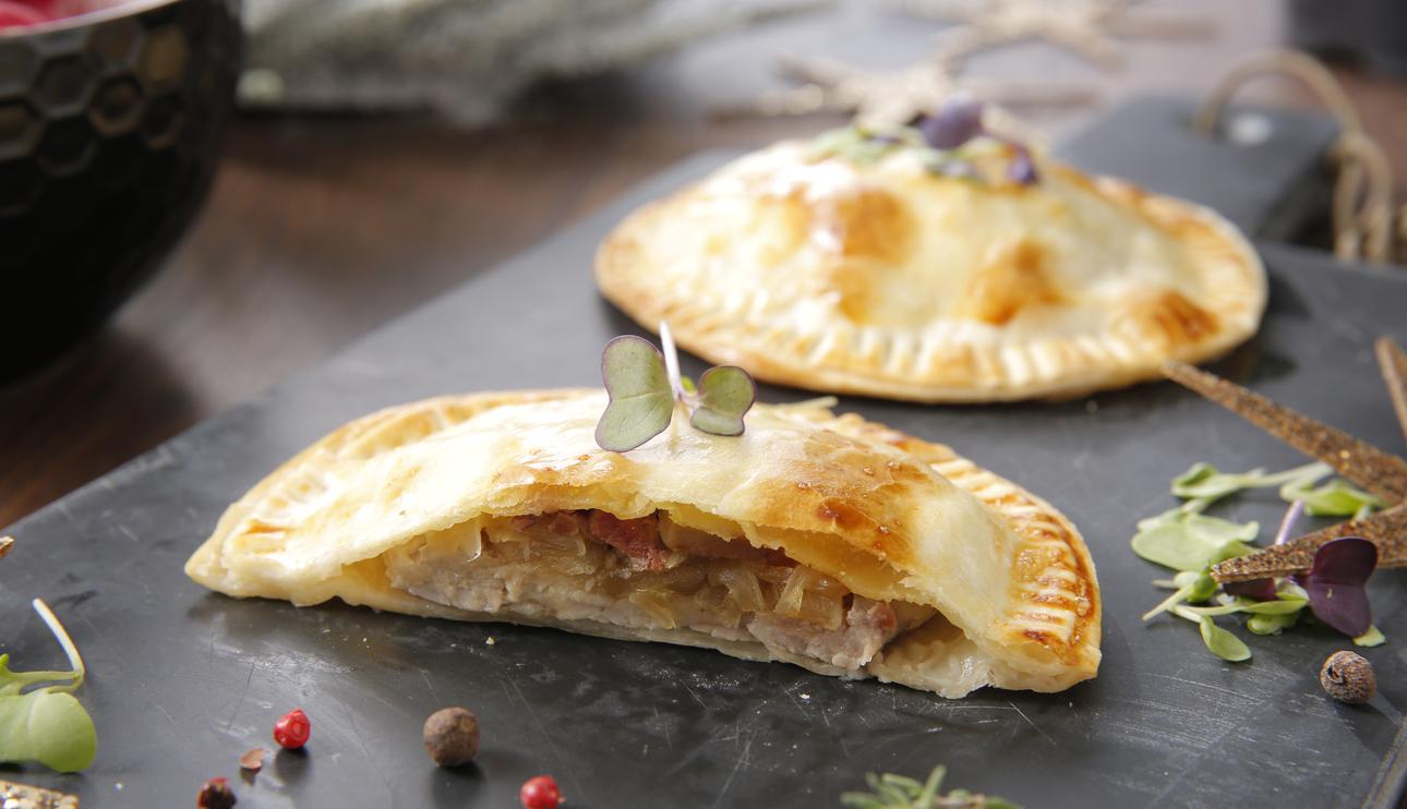 Solomillo de cerdo Wellington individual con obleas