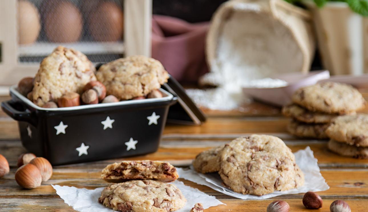 Cookies de chocolate crema de avellana