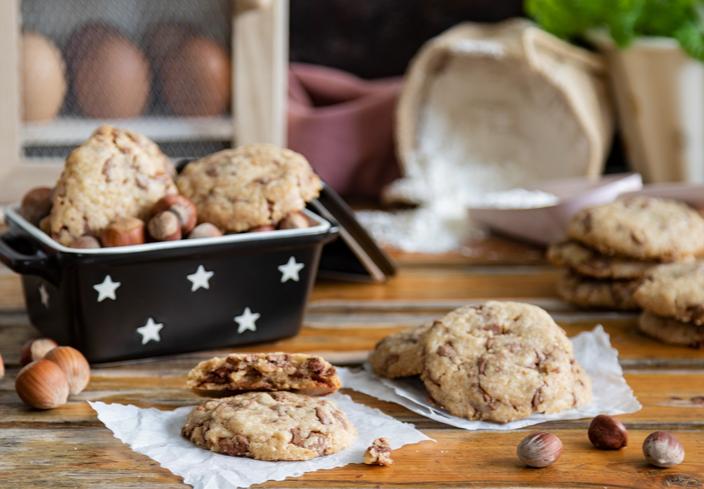 Cookies de chocolate praliné