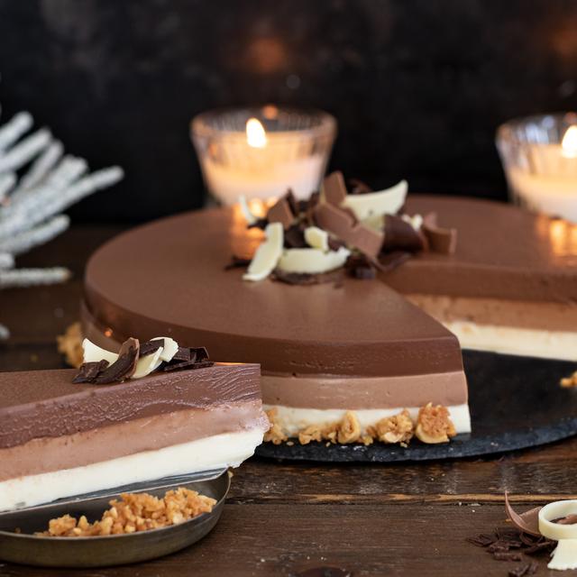 Postres con chocolate negro