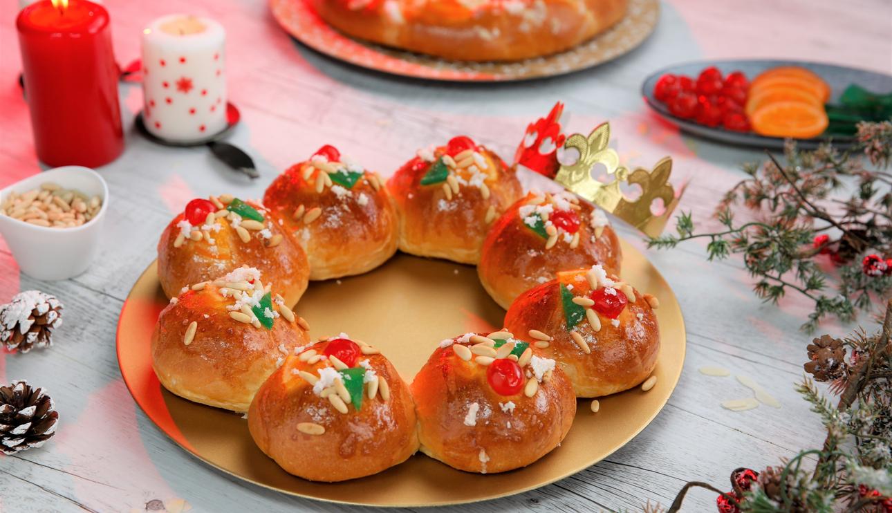 Roscón de Reyes casero con leche condensada