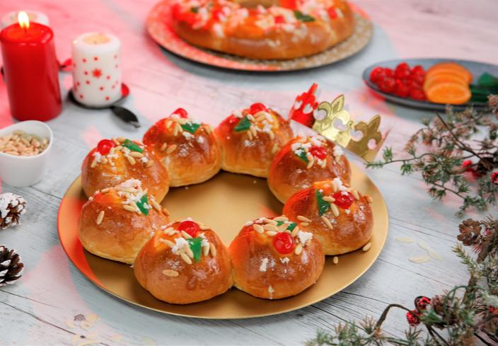 Roscón de Reyes casero con leche condensada
