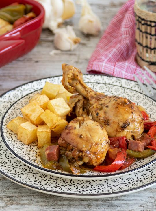 Pollo al chilindrón