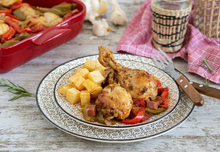 Pollo al chilindrón