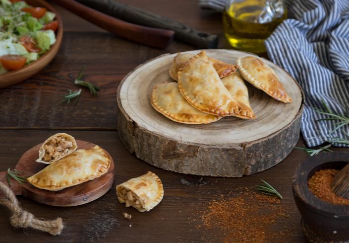Empanadillas de pollo cajun