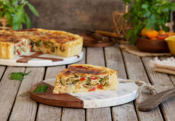 Pastel de patata y verduras