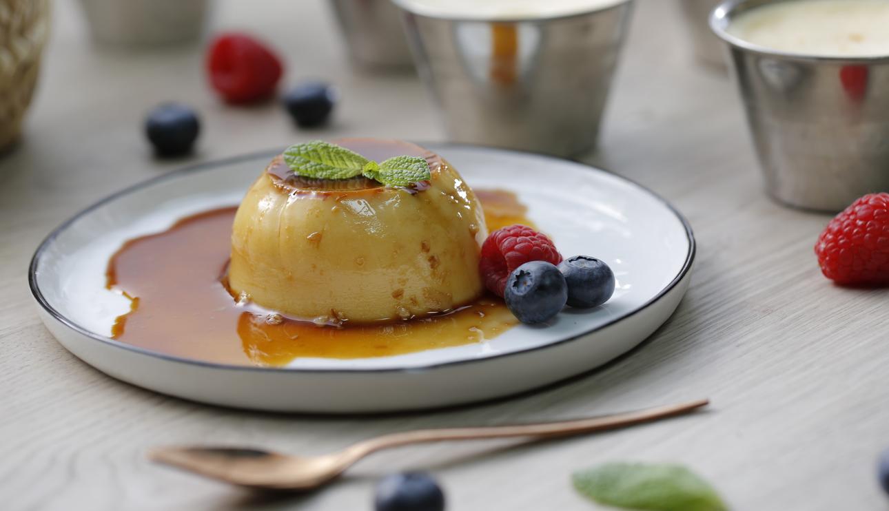 Flan de queso