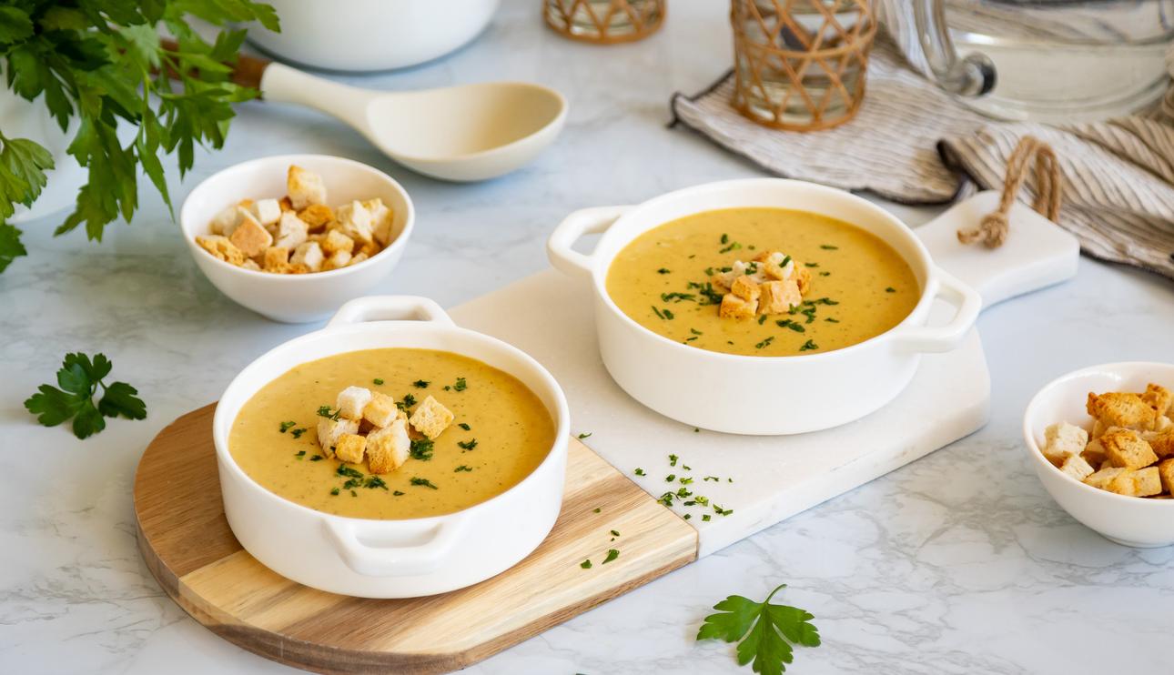 Crema de calabaza y calabacín