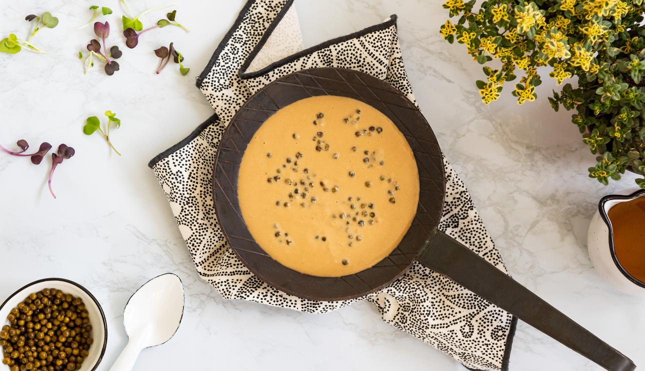 Salsa de pimienta verde