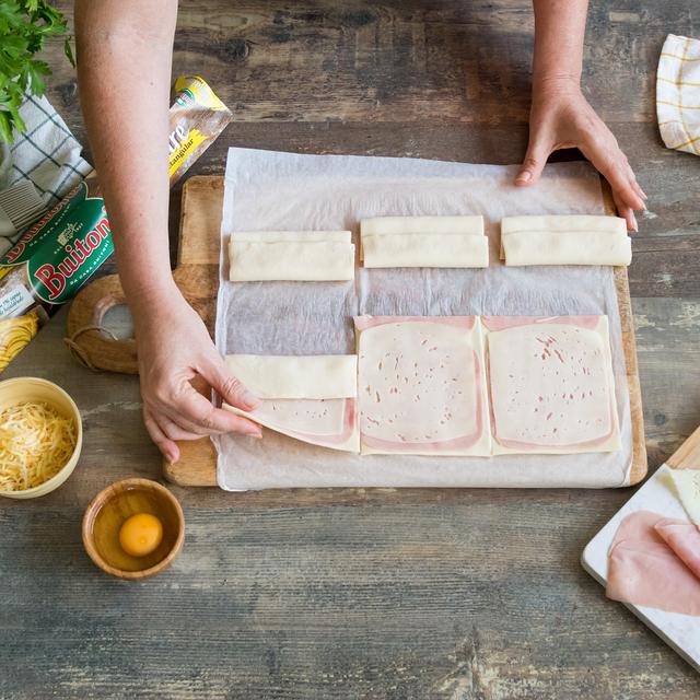 Napolitana jamón y queso