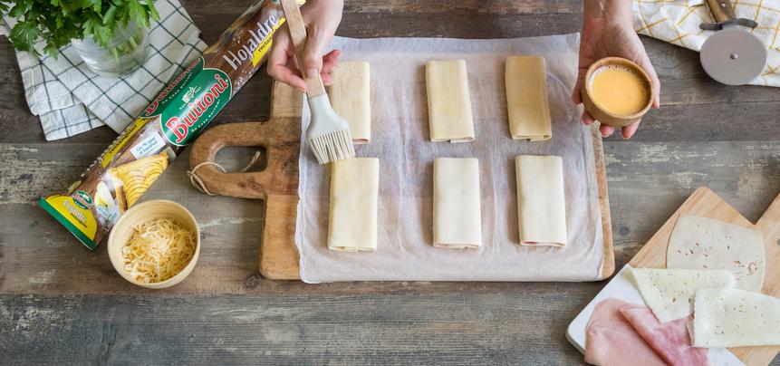 Napolitana jamón y queso