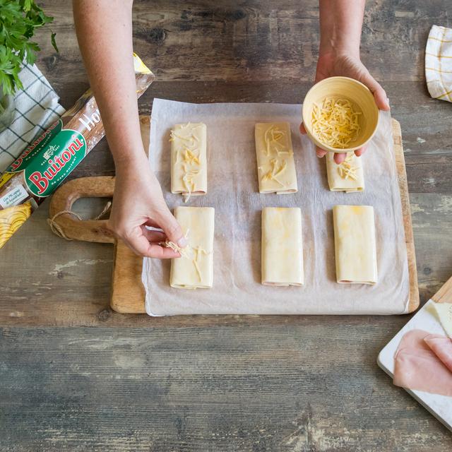 Napolitana jamón y queso