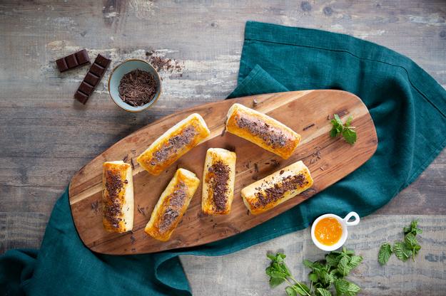 Napolitana de chocolate