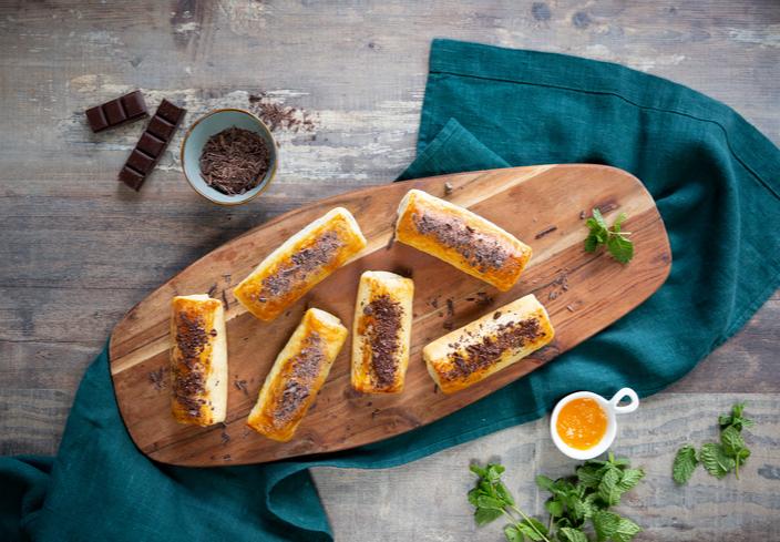 Napolitana de chocolate