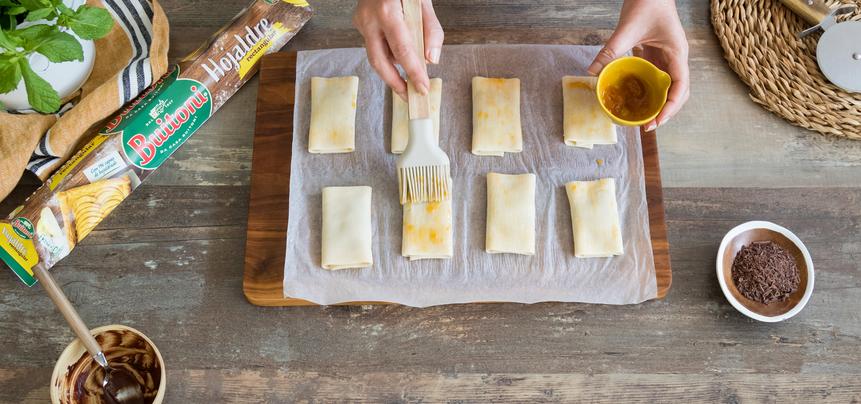 Napolitana de chocolate