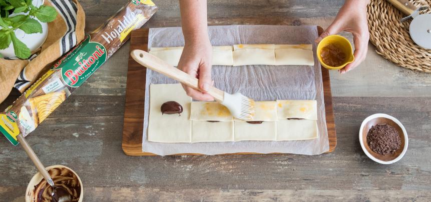 Napolitana de chocolate