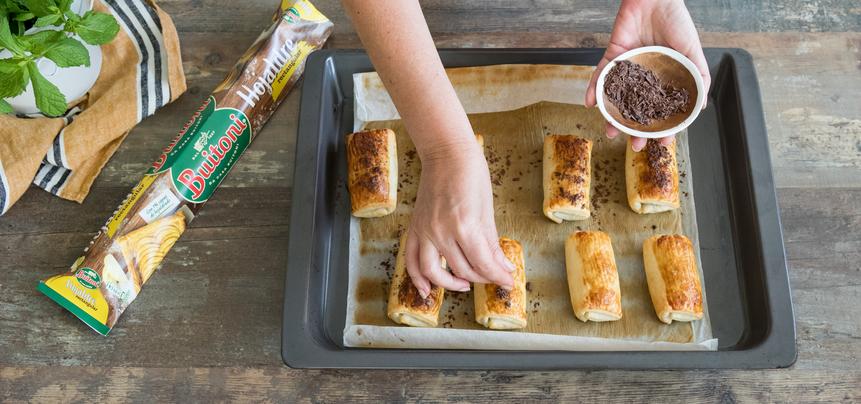 Napolitana de chocolate