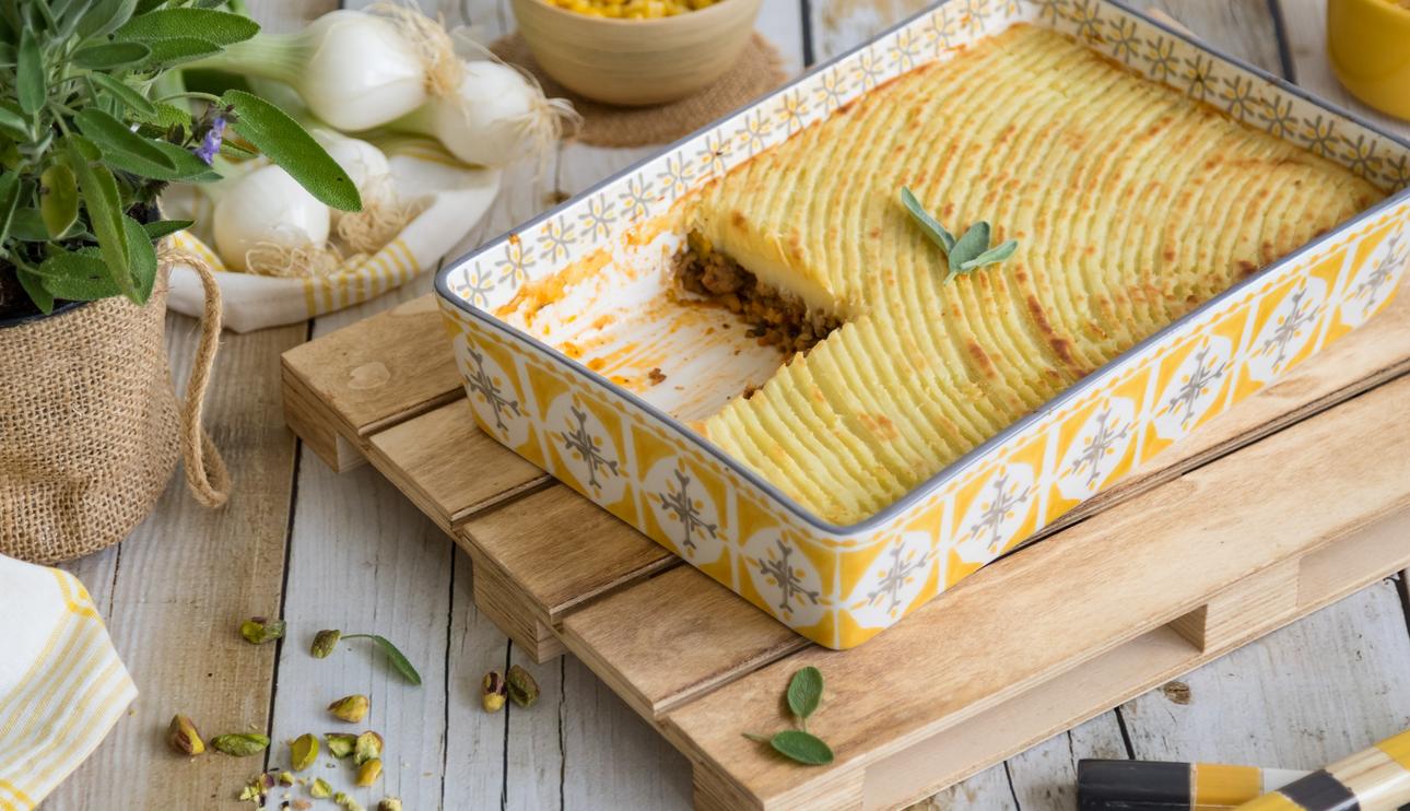 Pastel de patatas al horno