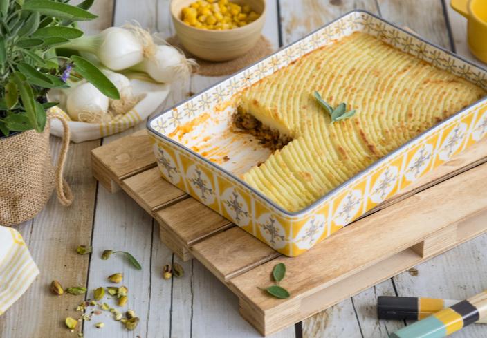 Pastel de patatas al horno