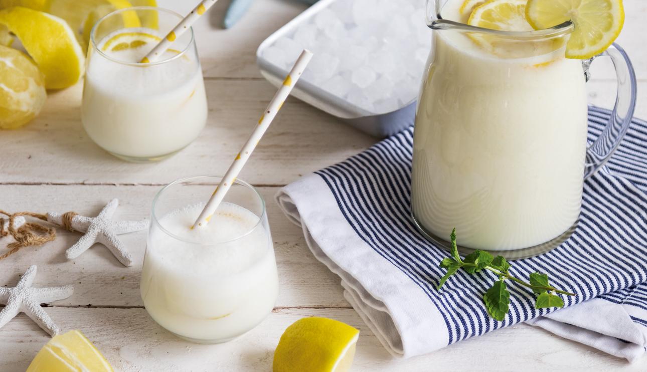 Limonada con leche condensada