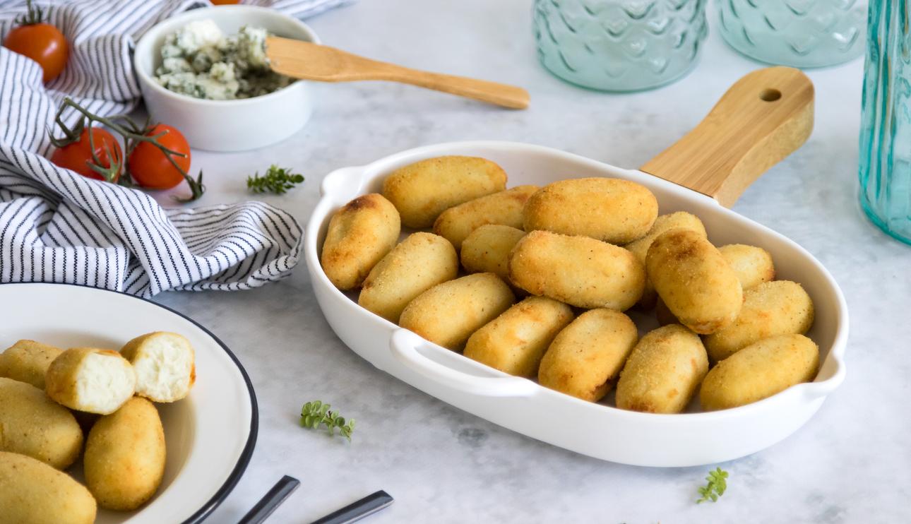 Croquetas de queso azul