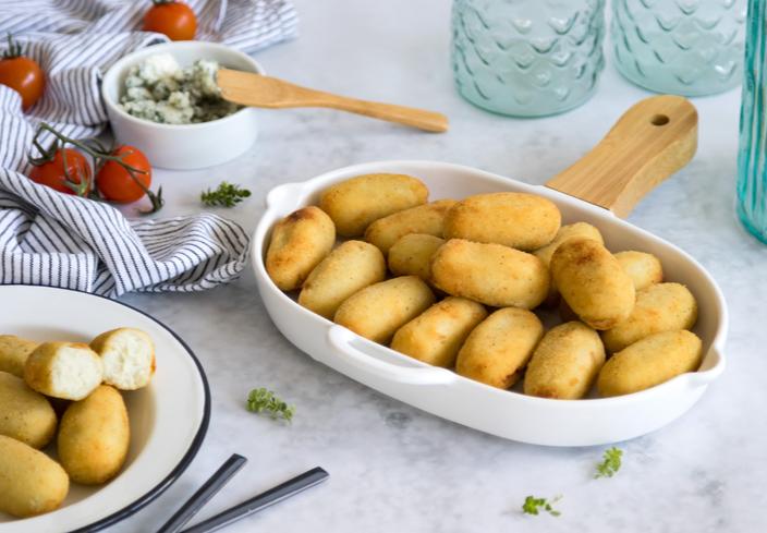 Croquetas de queso azul
