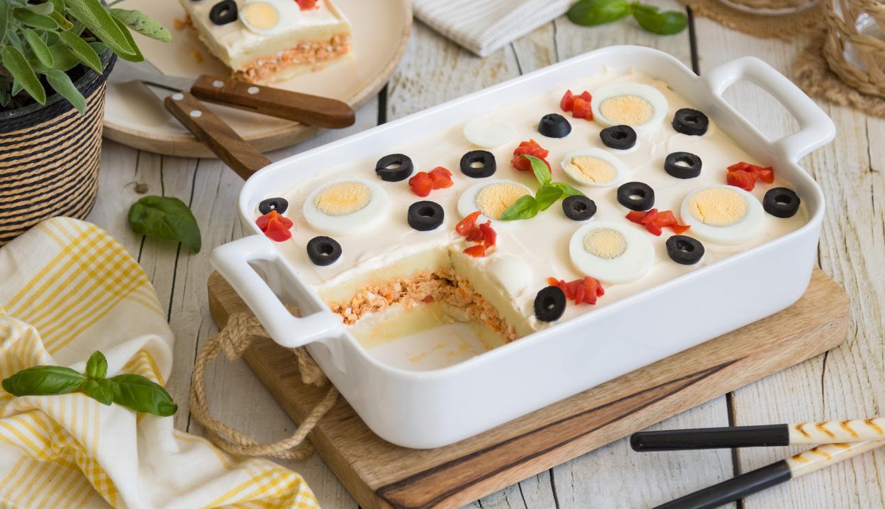 Pastel de verano de patata