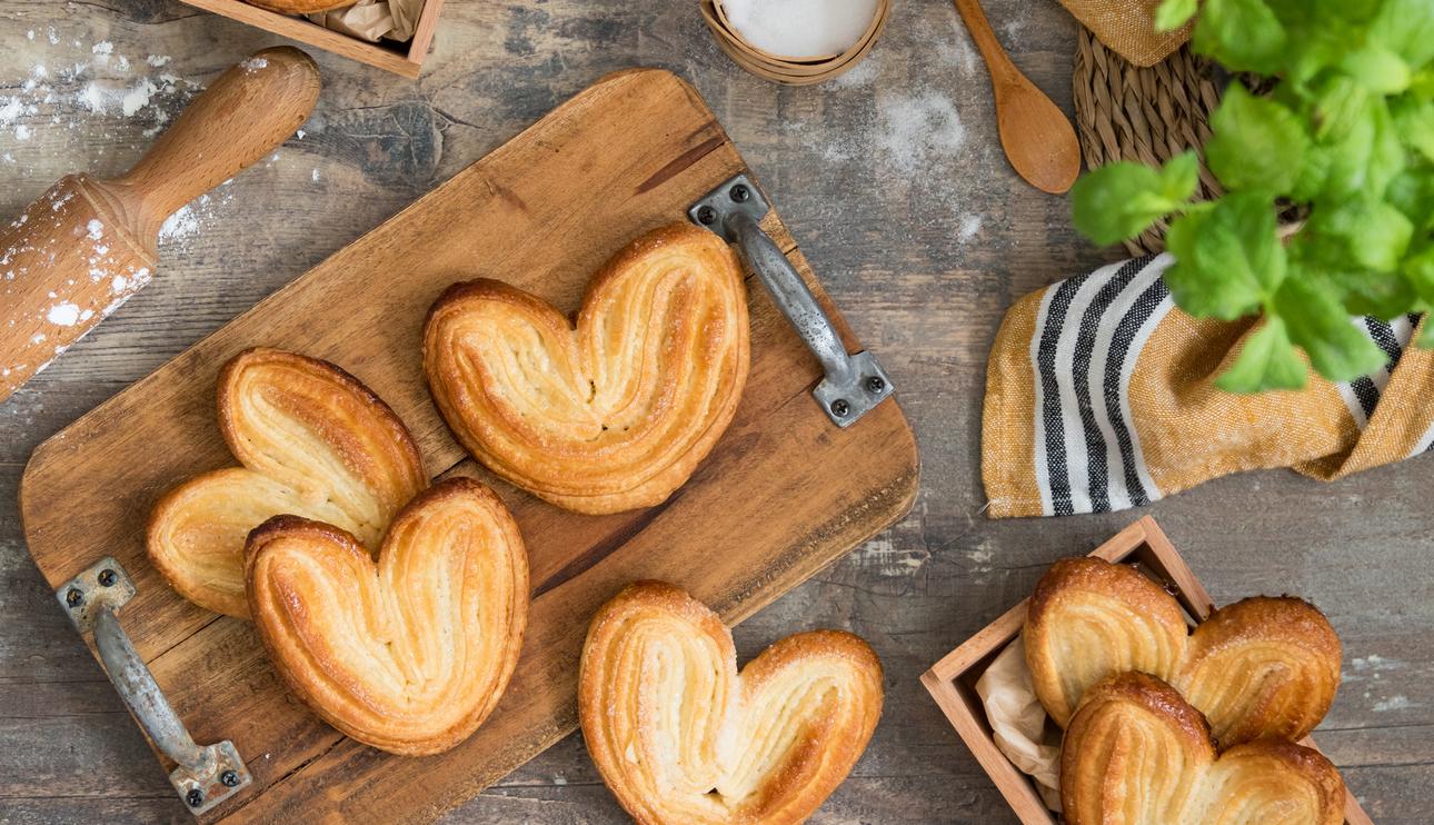 Palmeras de hojaldre grandes