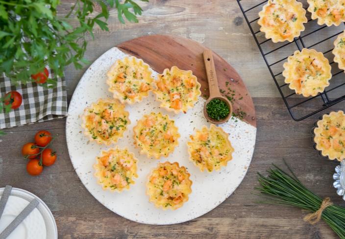 Tartaletas de salmón