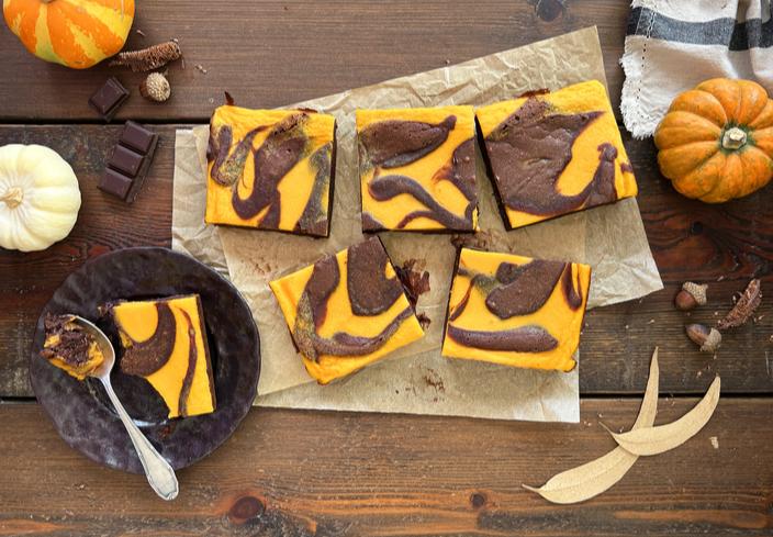 Brownie de calabaza